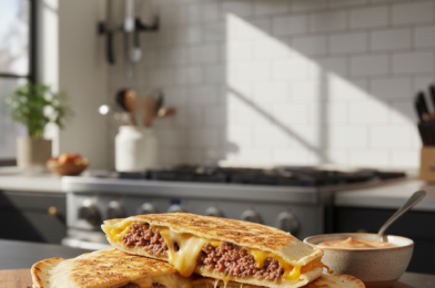 Smashburger Quesadillas (Crispy, Cheesy, Ultimate Comfort Food Mashup)