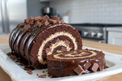 Irresistible Peanut Butter Cup Chocolate Roll (Decadent, Creamy & Show-Stopping)