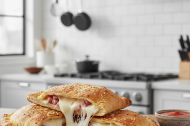 Easy Ham and Cheese Calzones (Perfect Weeknight Dinner Recipe)