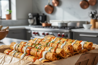 Irresistible Baked Buffalo Chicken Taquitos Recipe (Crispy, Spicy & Easy!)