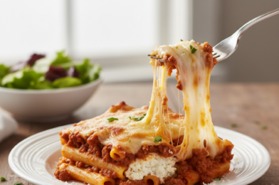 Beefy Cottage Cheese Baked Ziti (Hearty, Cheesy Family Favorite)