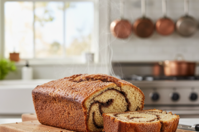 Cinnamon Swirl Banana Bread (Moist, Sweet & Perfectly Spiced)