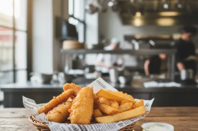 Crispy Beer Battered Fish and Chips (Pub-Style Recipe)