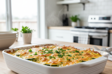 Baked Parmesan Zucchini Gratin Recipe