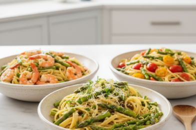 Lemon Asparagus Pasta (30-Minutes)