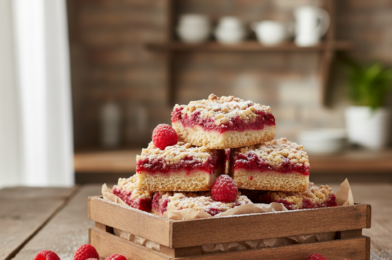 Easy Raspberry Crumble Bars Recipe (Buttery, Sweet & Perfectly Tart)