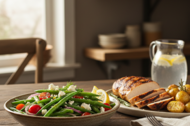 Green Bean and Feta Salad – Fresh, Zesty & Easy Mediterranean Side