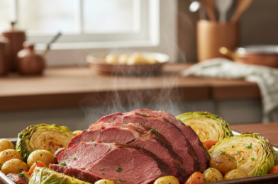 Easy Corned Beef and Cabbage Sheet Pan (One-Pan Comfort Dinner)