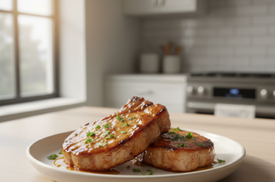 Easy Honey Garlic Pork Chops Recipe (Oven Baked / Grilled Pork Chops)