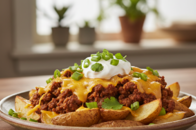 Cheesy Taco Potatoes