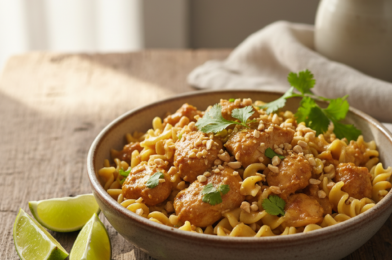 Creamy Peanut-Lime Chicken With Noodles: A Bold, Slurp-Worthy Weeknight Favorite