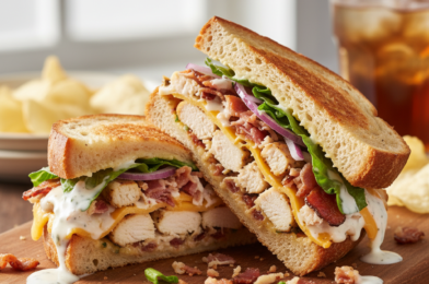 Irresistible Chopped Chicken Bacon Ranch Sandwich Bliss