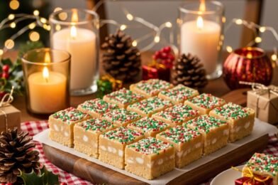 Easy Sugar Cookie Christmas Fudge: A Festive No-Bake Holiday Treat