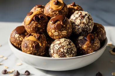 5 Ingredient Protein Energy Balls (Easy, Healthy & No-Bake Snack Recipe)