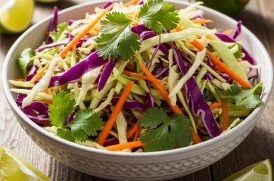 Light & Fresh Cilantro Lime Slaw – Crisp, Zesty & Perfect for Any Meal