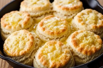 Fluffy Skillet Buttermilk Biscuits – Easy Homemade Snack Recipe