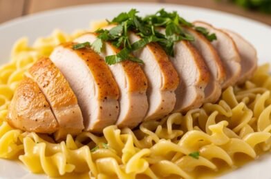 Easy Chicken with Buttered Noodles (Quick, Comforting & Family Favorite Dinner)