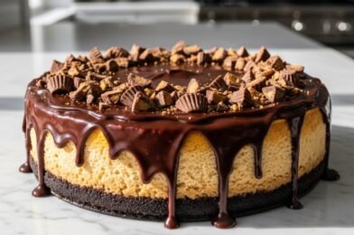 Peanut Butter Cup Cheesecake | Bake Me a Wish!