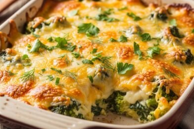Creamy Spinach Broccoli Cheese Casserole (Easy, Cheesy & Comforting Family Favorite)