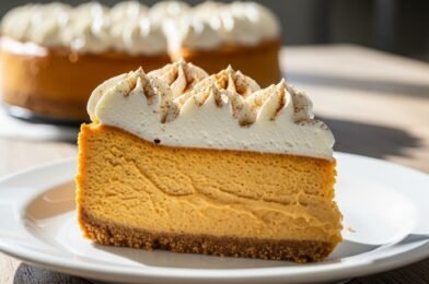 Pumpkin Cheesecake – Creamy, Spiced & Perfect for Fall