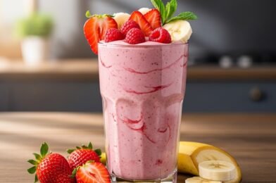 Strawberry Banana Smoothie (Creamy, Healthy & Perfect Anytime!)