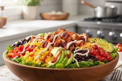 Healthy BBQ Chicken Chopped Salad Recipe (Fresh, Flavorful & Protein-Packed)