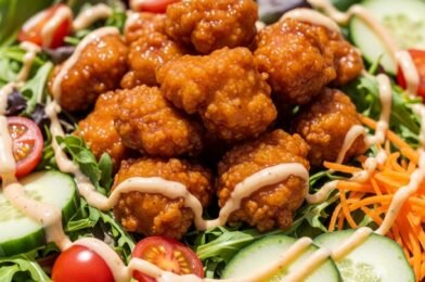 Honey Hot Chicken Salad Recipe (Sweet, Spicy & Crispy Comfort Bowl)