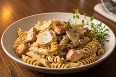 Honey Pepper Chicken Pasta Recipe (Sweet, Spicy & Creamy Restaurant-Style Dinner)