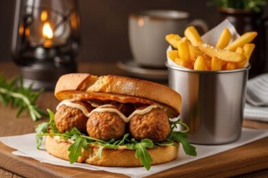 Ginger Chicken Meatball Sandwich Recipe (Flavor-Packed & Easy Homemade Dinner)