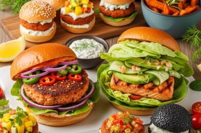 Easy Salmon Burger Recipe (Juicy, Flavorful & Better Than Takeout)
