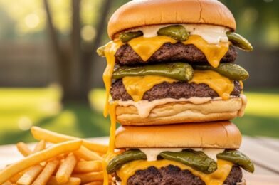 Green Chili Burgers with a Cheesy Twist You Didn’t Know You Needed (Summer Family Dinner Ideas)