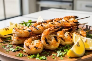Mediterranean Grilled Shrimp Skewers: Juicy, Flavorful & Easy to Make