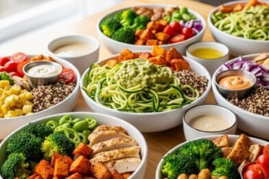 Healthy Lemon Garlic Chicken Meal Prep Bowls (Quick Recipe!)