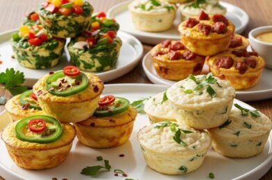 High-Protein Egg White Bites (Healthy, Fluffy & Perfect for Meal Prep!)