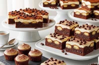 Fudgy Tiramisu Brownies: The Ultimate Decadent Dessert Mashup