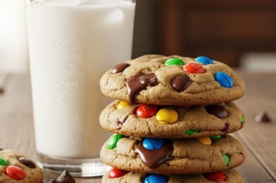 Chocolate M&M Cookies (Soft, Chewy & Colorful Bakery-Style Recipe)