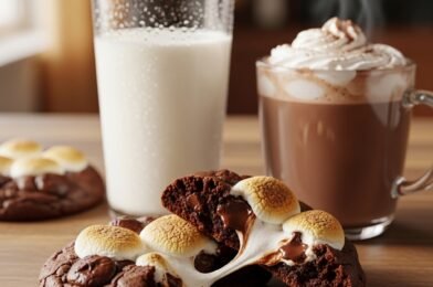 Double Chocolate S’mores Cookies – Cambrea Bakes Copycat Recipe (Ultra Chewy & Gooey)