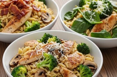 Creamy Cheesy Chicken Broccoli Orzo – A Simple One Pan Dinner Full of Comfort and Flavor