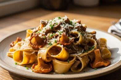 Caramelized Wild Mushroom Pappardelle Pasta Recipe: Rich, Earthy, and Irresistibly Creamy