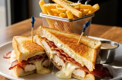 Grilled Ranch Chicken & Bacon Sandwich Melt: The Ultimate Cheesy Comfort Bite