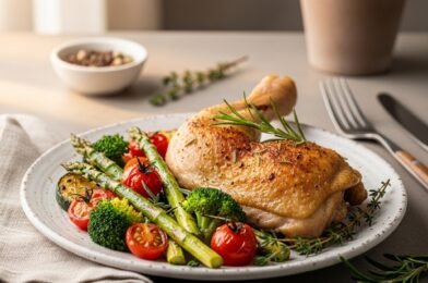 Baked Chicken Leg Quarters – Juicy, Crispy & Easy Oven Recipe