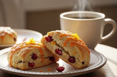 Easy Cranberry Orange Scones – Bakery-Style Recipe at Home
