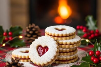 Classic Linzer Cookies with Jam (Make-Ahead Holiday Favorite)