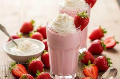 Strawberry Milkshakes (Creamy, Classic & Easy Homemade Recipe)