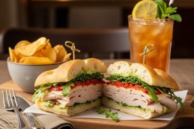 Trader Joe’s Sun-Dried Tomato Focaccia Turkey Sandwich (Gourmet Deli-Style at Home)