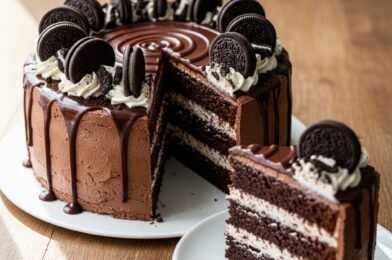 Chocolate Oreo Cake – Rich Chocolate Cake with Oreo Filling