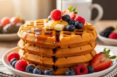Easy Sweet Potato Waffles (Crispy, Fluffy & Naturally Sweet)
