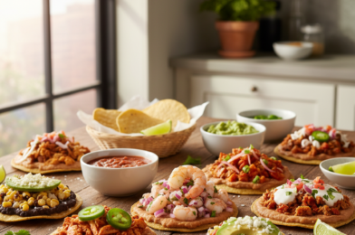 Easy Mexican Tostada Recipe in 30 Minutes or Less – Crispy, Flavorful & Family-Friendly