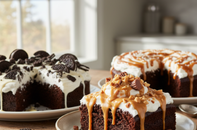 Death By Chocolate Poke Cake