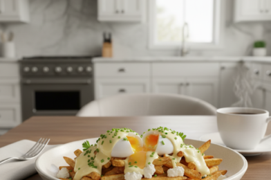 Breakfast Poutine with Hollandaise Sauce Recipe – The Ultimate Savory Morning Indulgence